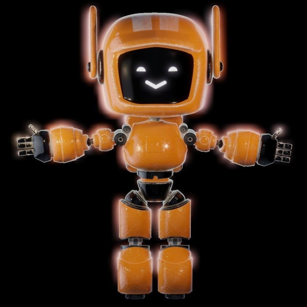 Picture of: Orange Robot from Love Death and Robots Download Free D models