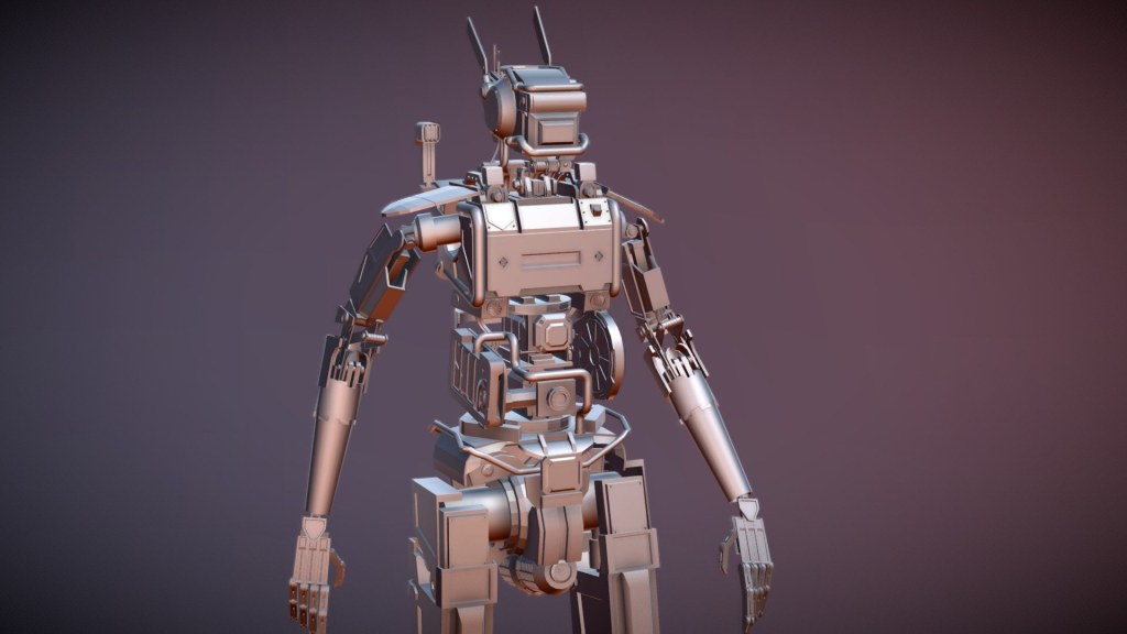 Picture of: Robot Chappie – Download Free D model by remesher (@remesher